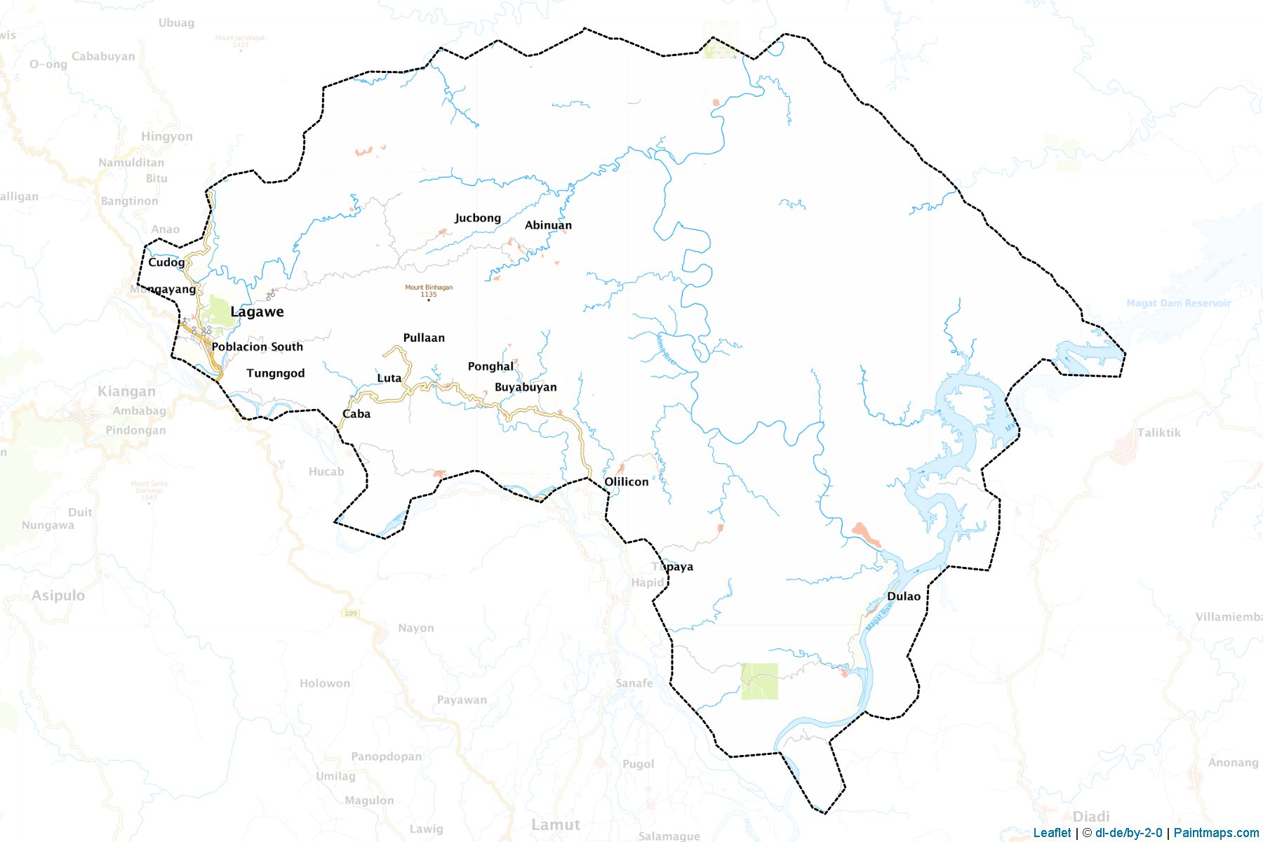 Muestras de recorte de mapas Lagawe (Ifugao)-1