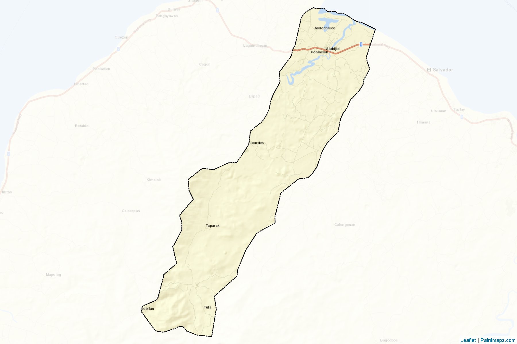 Laguindingan (Misamis Oriental) Map Cropping Samples-2