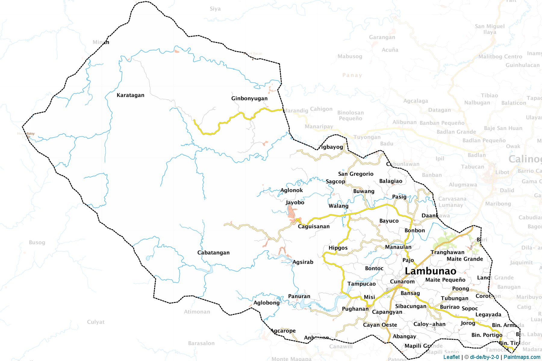 Muestras de recorte de mapas Lambunao (Iloilo)-1