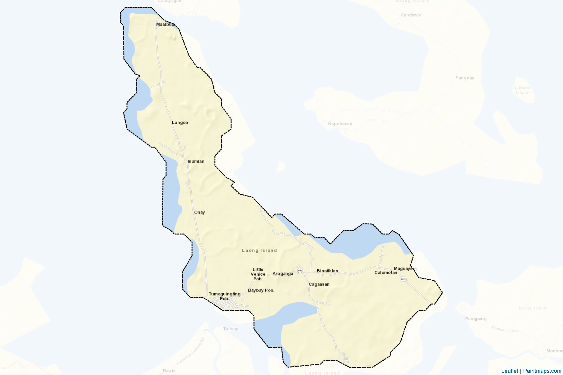 Laoang (Northern Samar) Map Cropping Samples-2