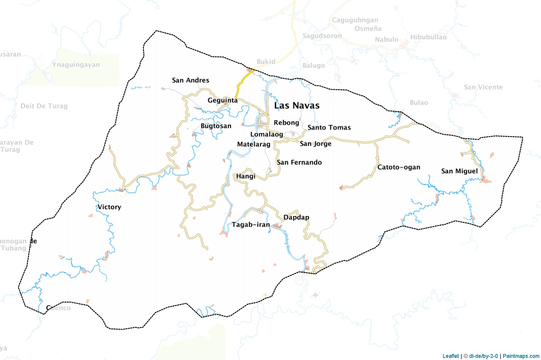 Las Navas (Kuzey Samar) Haritası Örnekleri-1