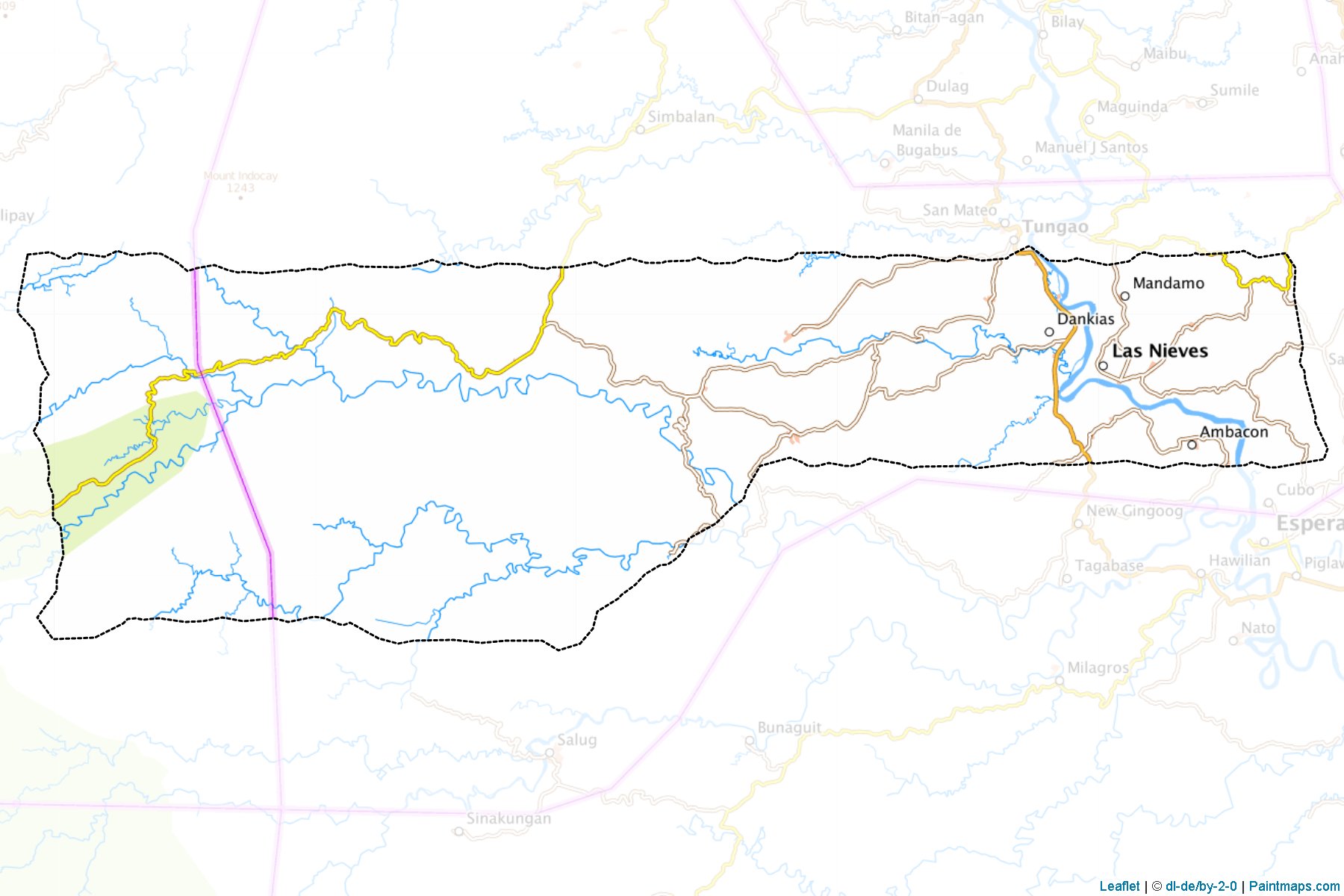 Las Nieves (Agusan del Norte) Map Cropping Samples-1