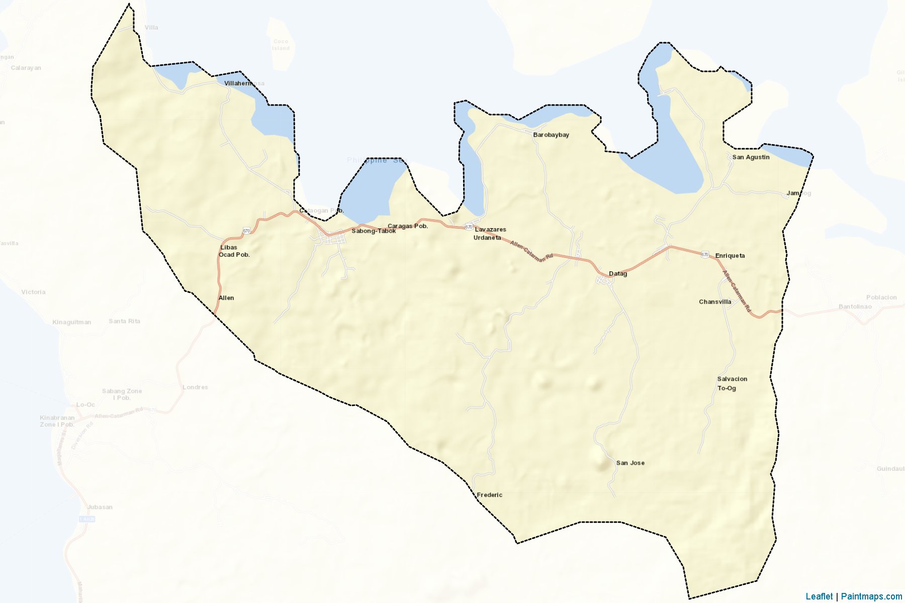 Lavezares (Northern Samar) Map Cropping Samples-2