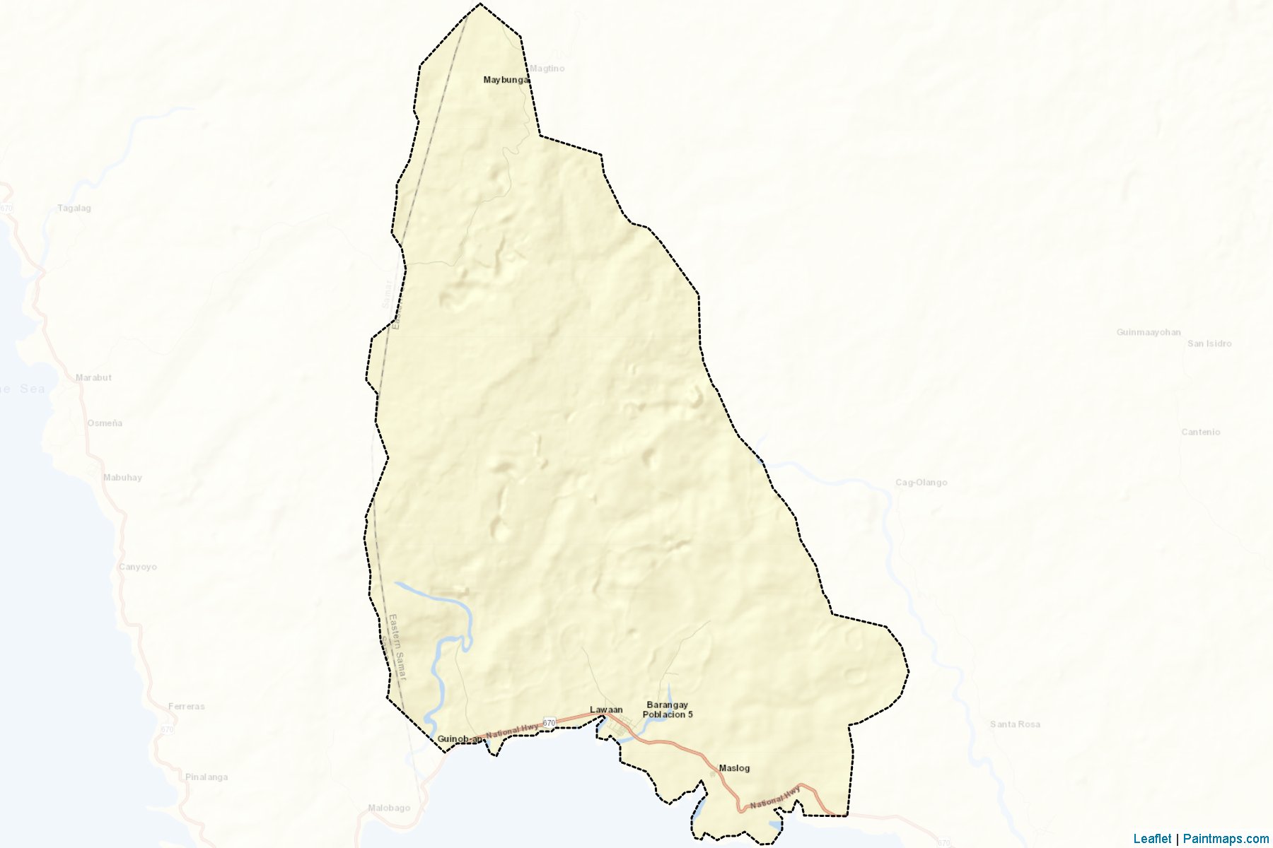 Lawaan (Eastern Samar) Map Cropping Samples-2