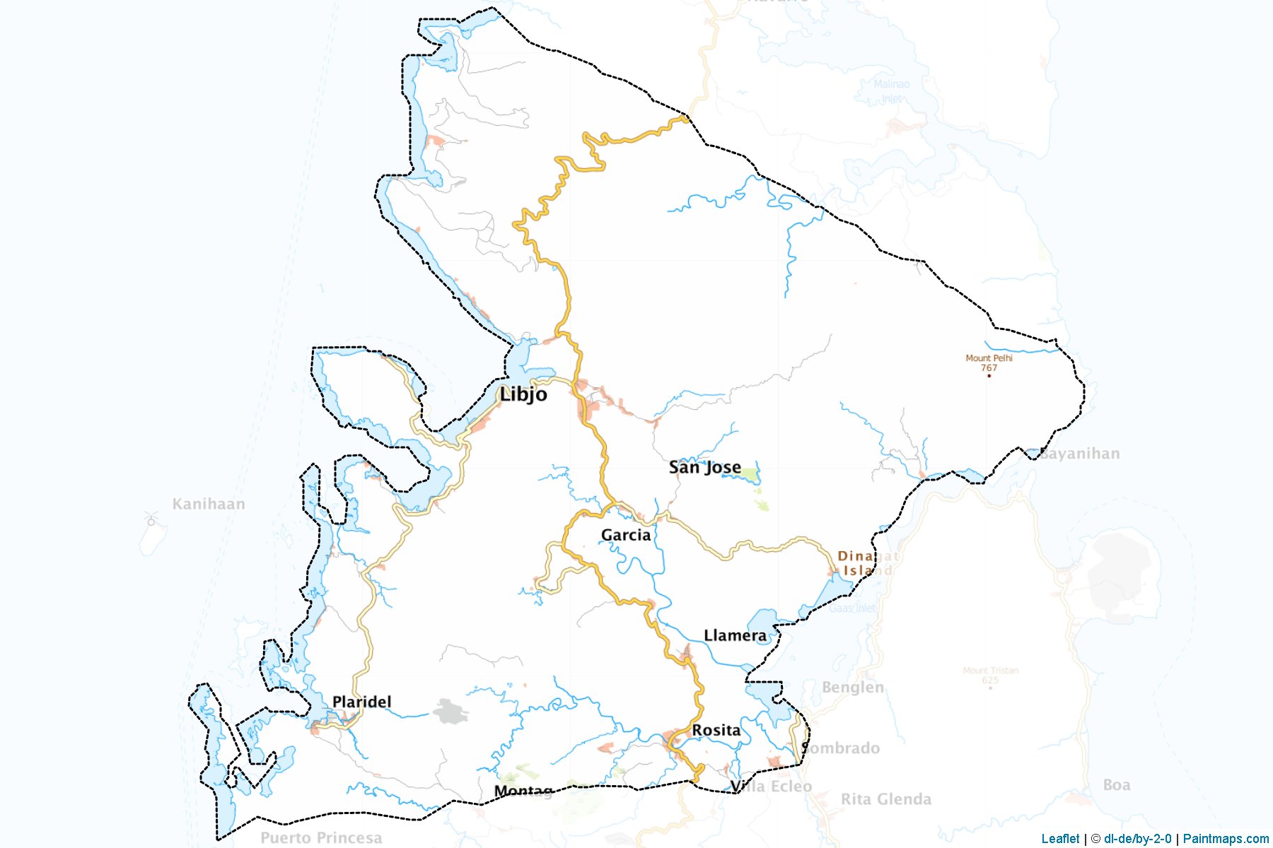 Libjo (Surigao del Norte) Map Cropping Samples-1