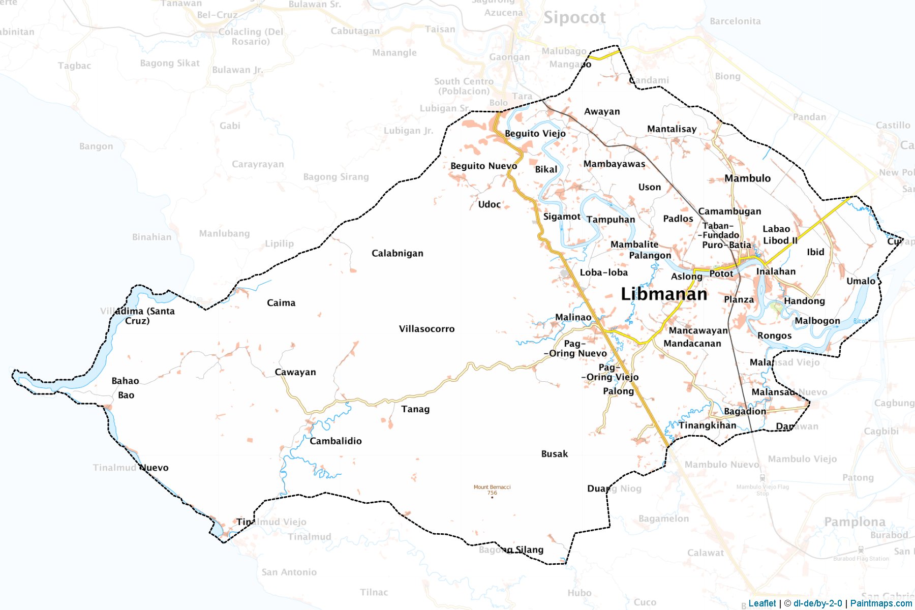 Libmanan (Camarines Sur) Haritası Örnekleri-1