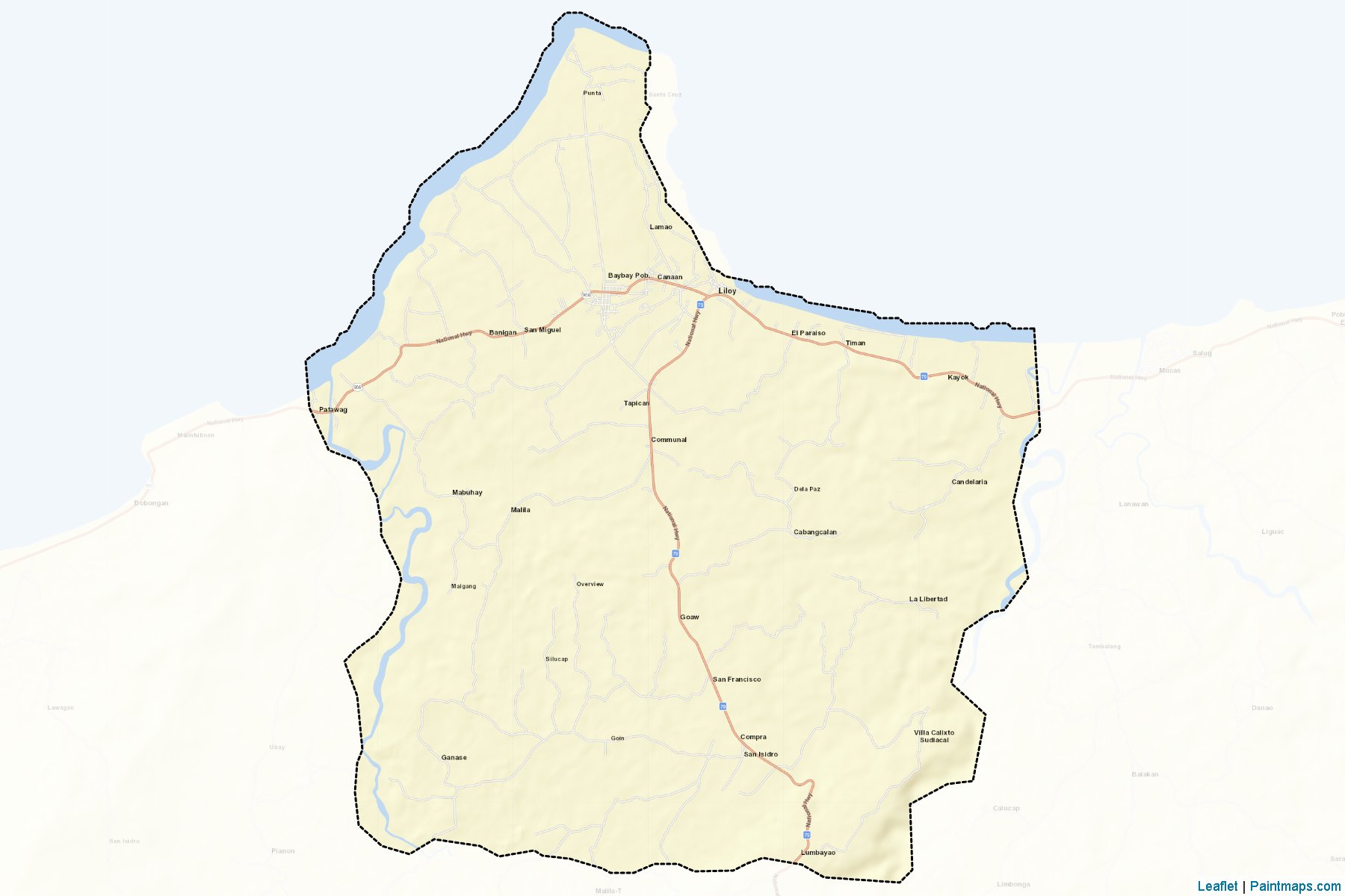 Liloy (Zamboanga del Norte) Map Cropping Samples-2