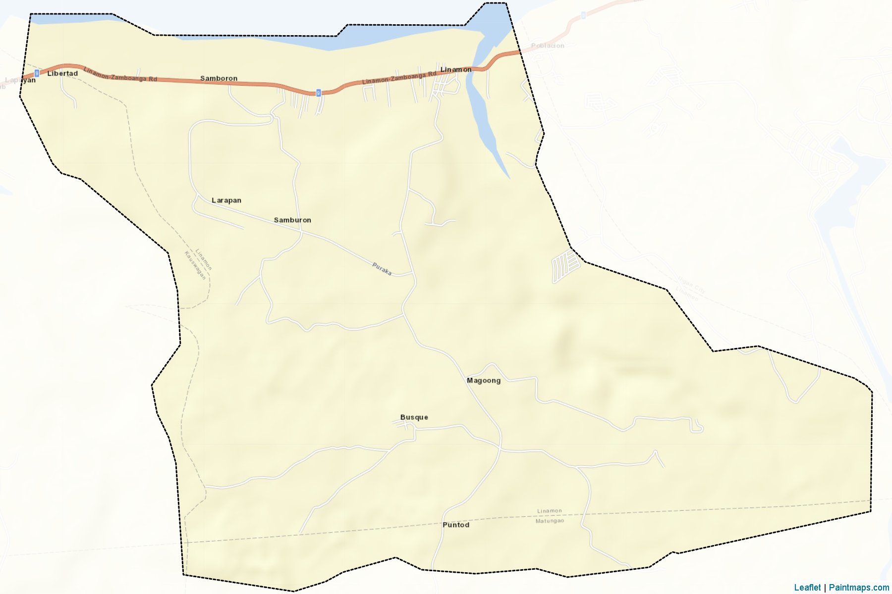 Linamon (Lanao del Norte) Map Cropping Samples-2