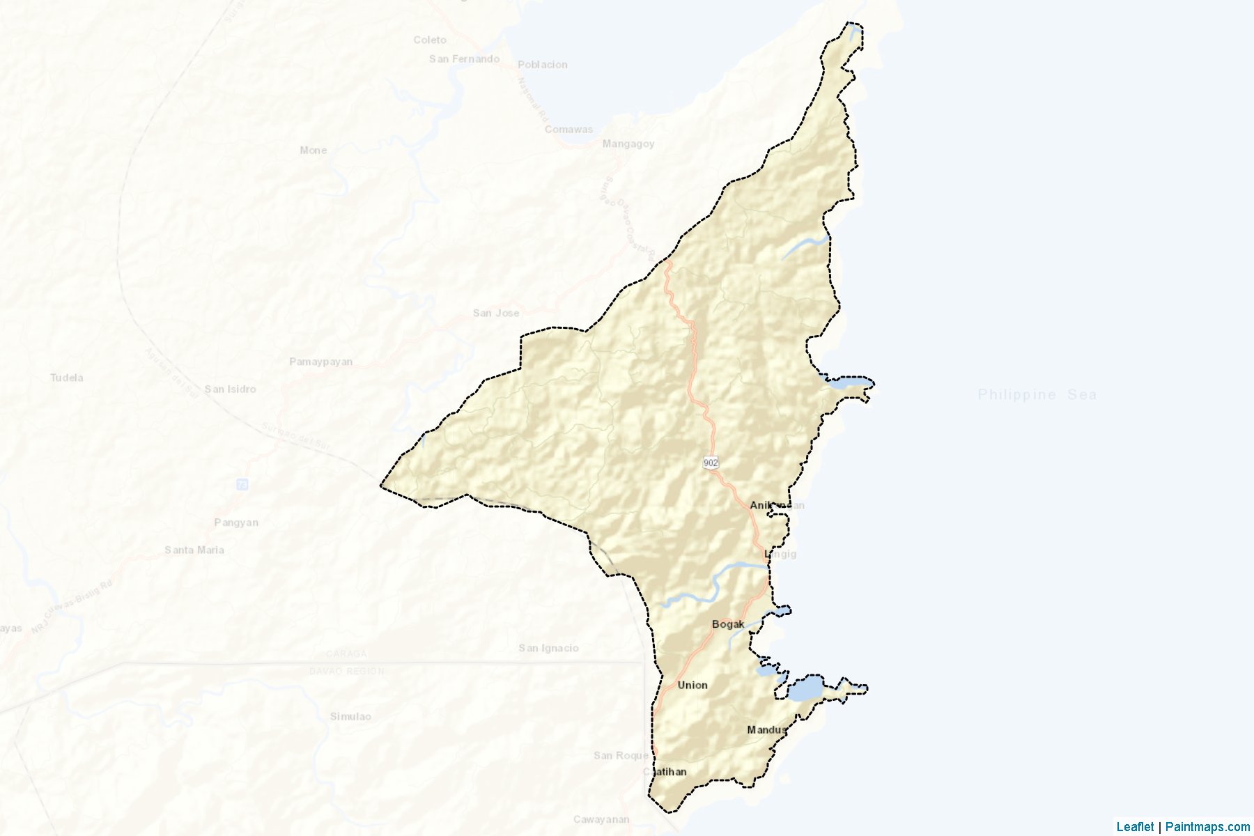 Lingig (Surigao del Sur) Map Cropping Samples-2