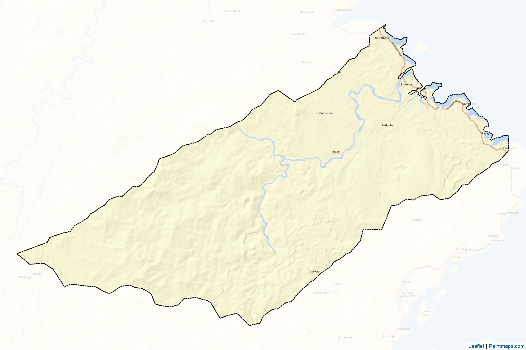 Llorente (Eastern Samar) Map Cropping Samples-2