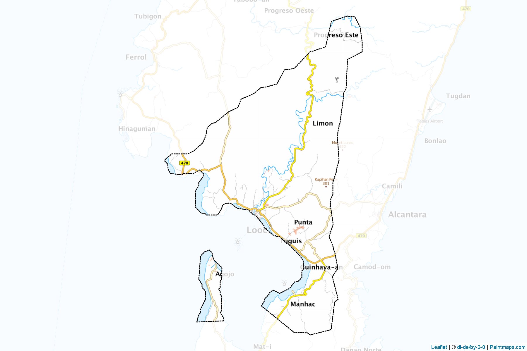 Looc (Romblon) Haritası Örnekleri-1