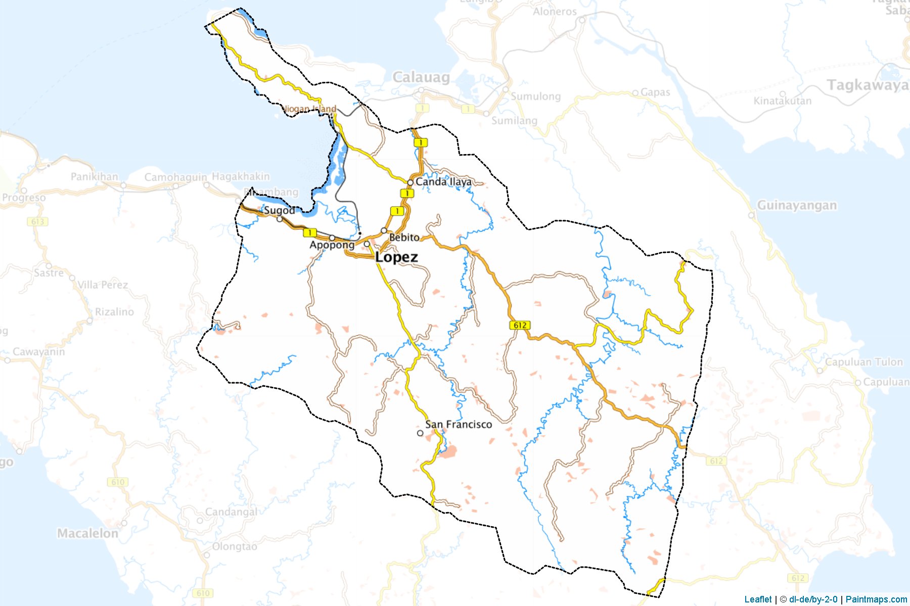 Muestras de recorte de mapas Lopez (Quezon)-1