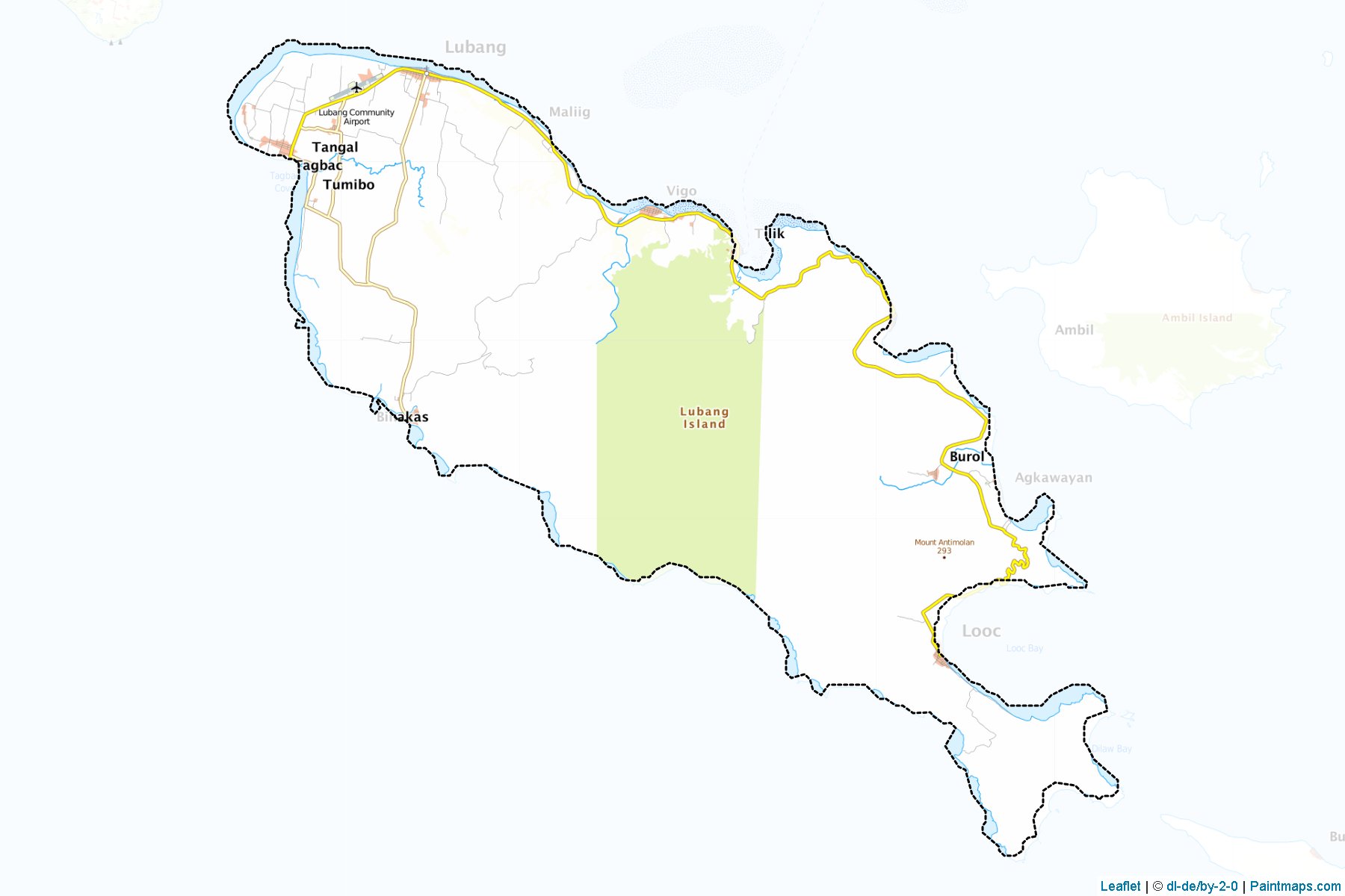 Lubang (Mindoro Occidental) Map Cropping Samples-1