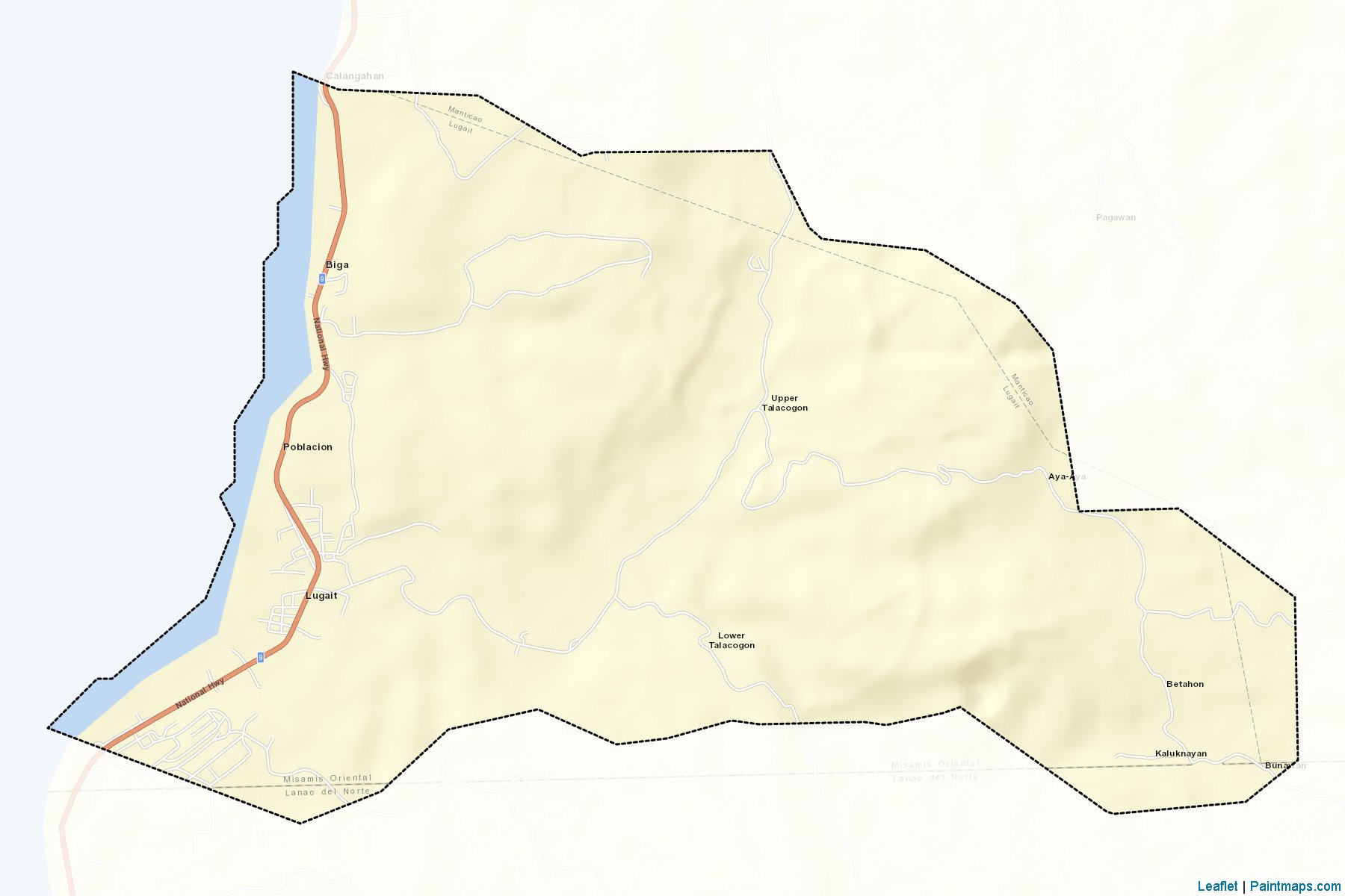 Lugait (Misamis Oriental) Map Cropping Samples-2