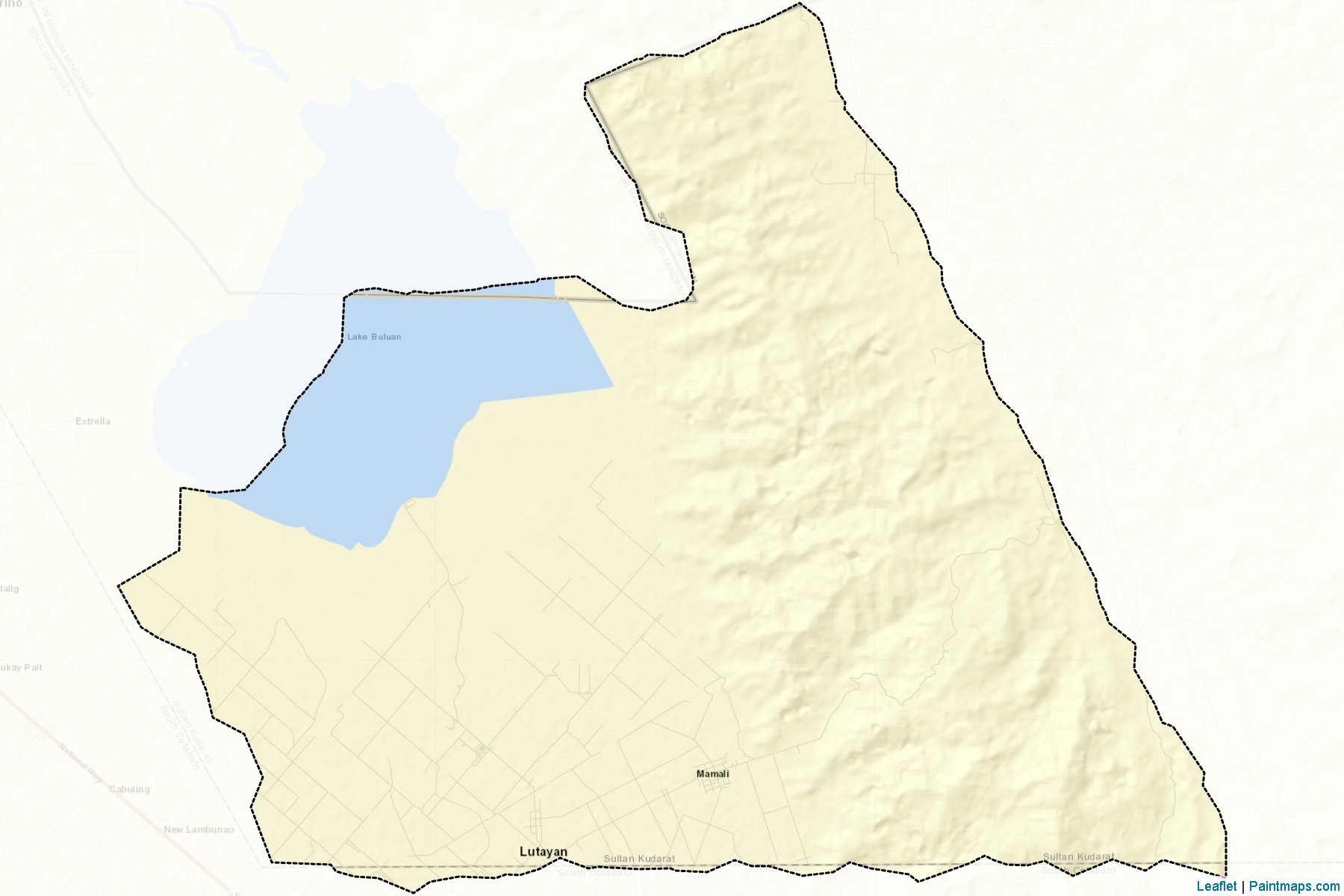 Muestras de recorte de mapas Lutayan (Sultan Kudarat)-2