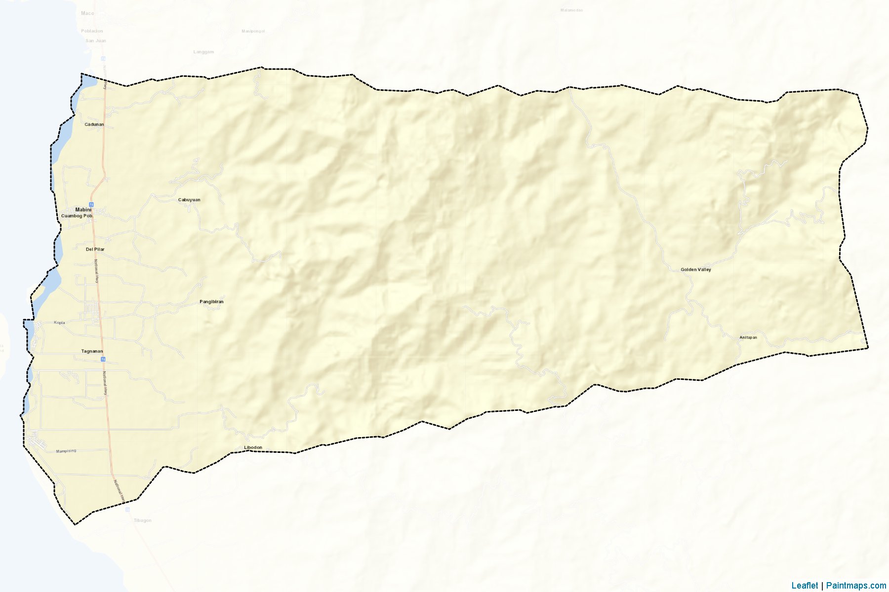 Mabini (Compostela Valley) Map Cropping Samples-2