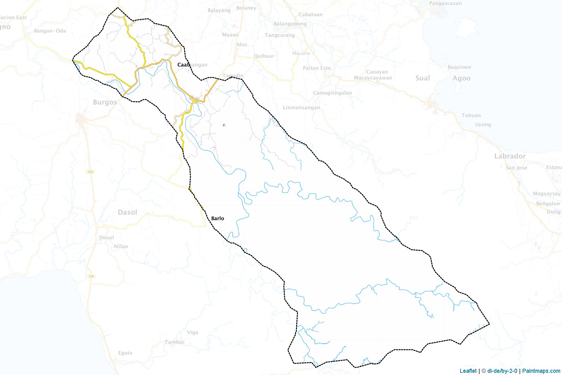 Mabini (Pangasinan) Map Cropping Samples-1