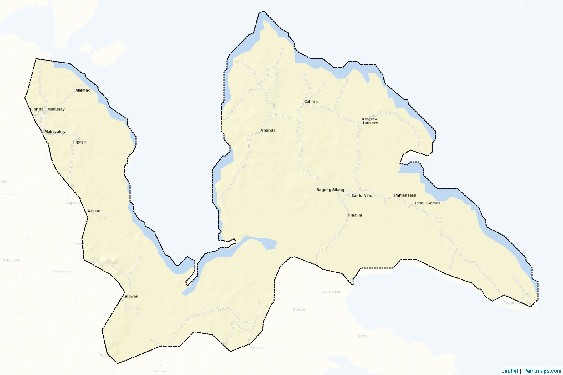 Mabuhay (Zamboanga Sibugay) Map Cropping Samples-2