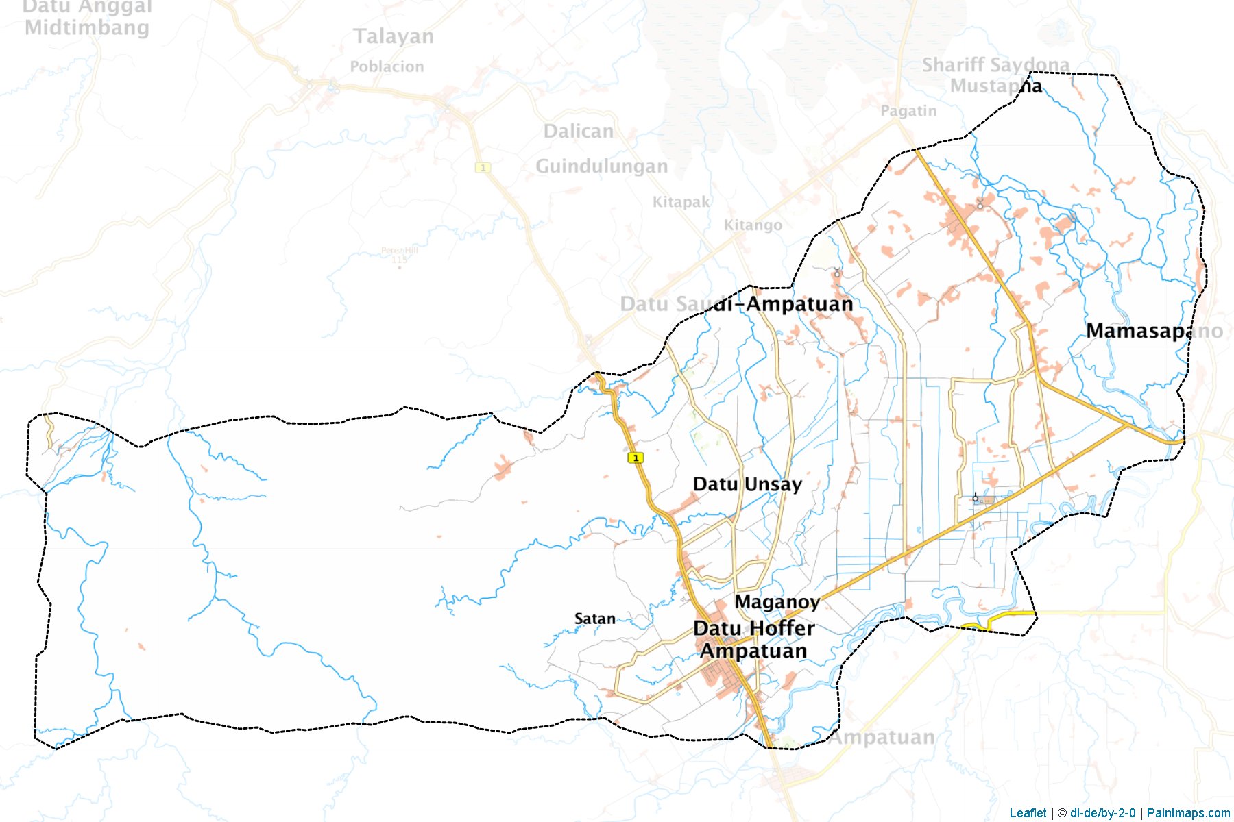 Maganoy (Maguindanao) Map Cropping Samples-1