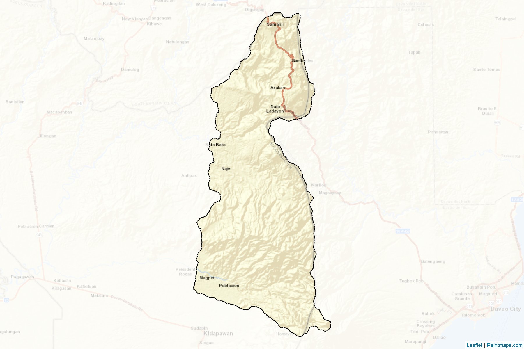 Magpet (Cotabato) Haritası Örnekleri-2