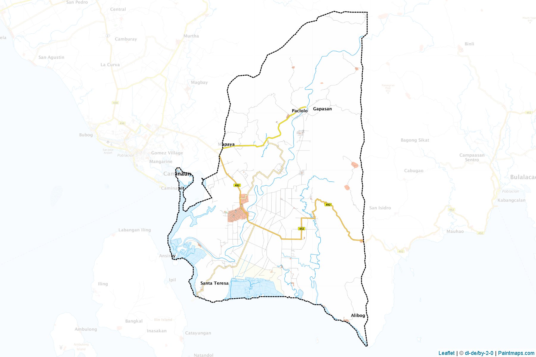 Magsaysay (Mindoro Occidental) Map Cropping Samples-1