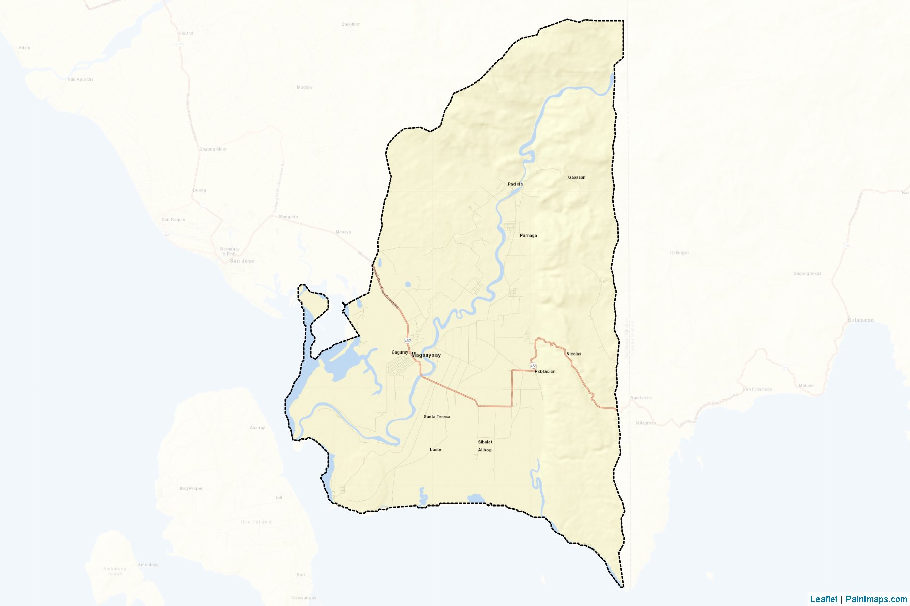 Magsaysay (Mindoro Occidental) Map Cropping Samples-2