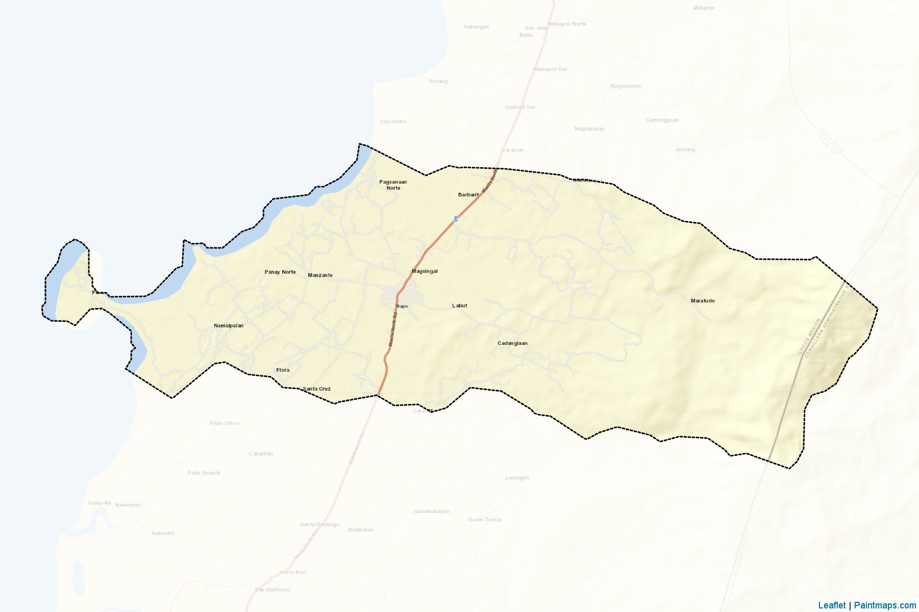 Magsingal (Ilocos Sur) Map Cropping Samples-2