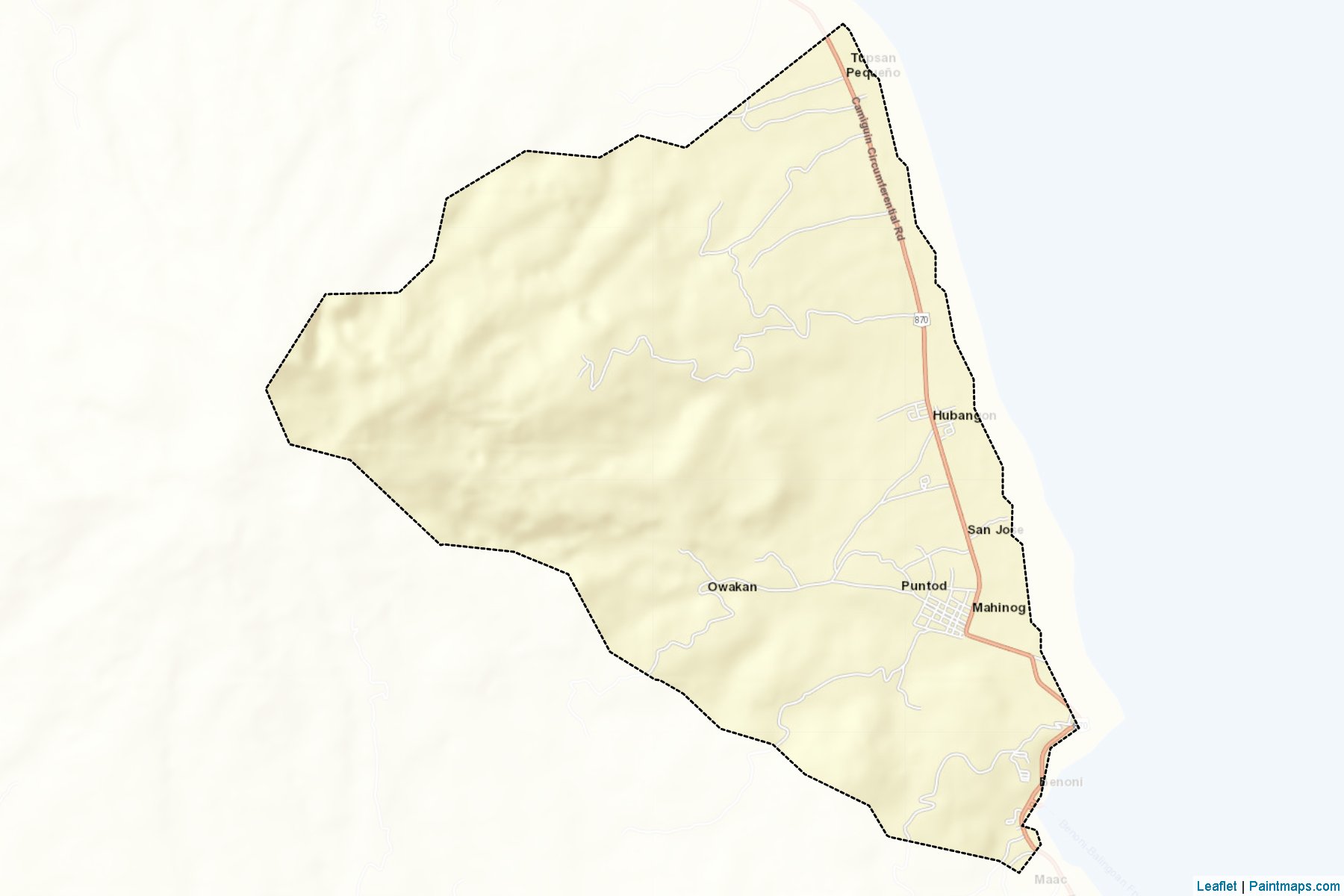 Muestras de recorte de mapas Mahinog (Camiguin)-2