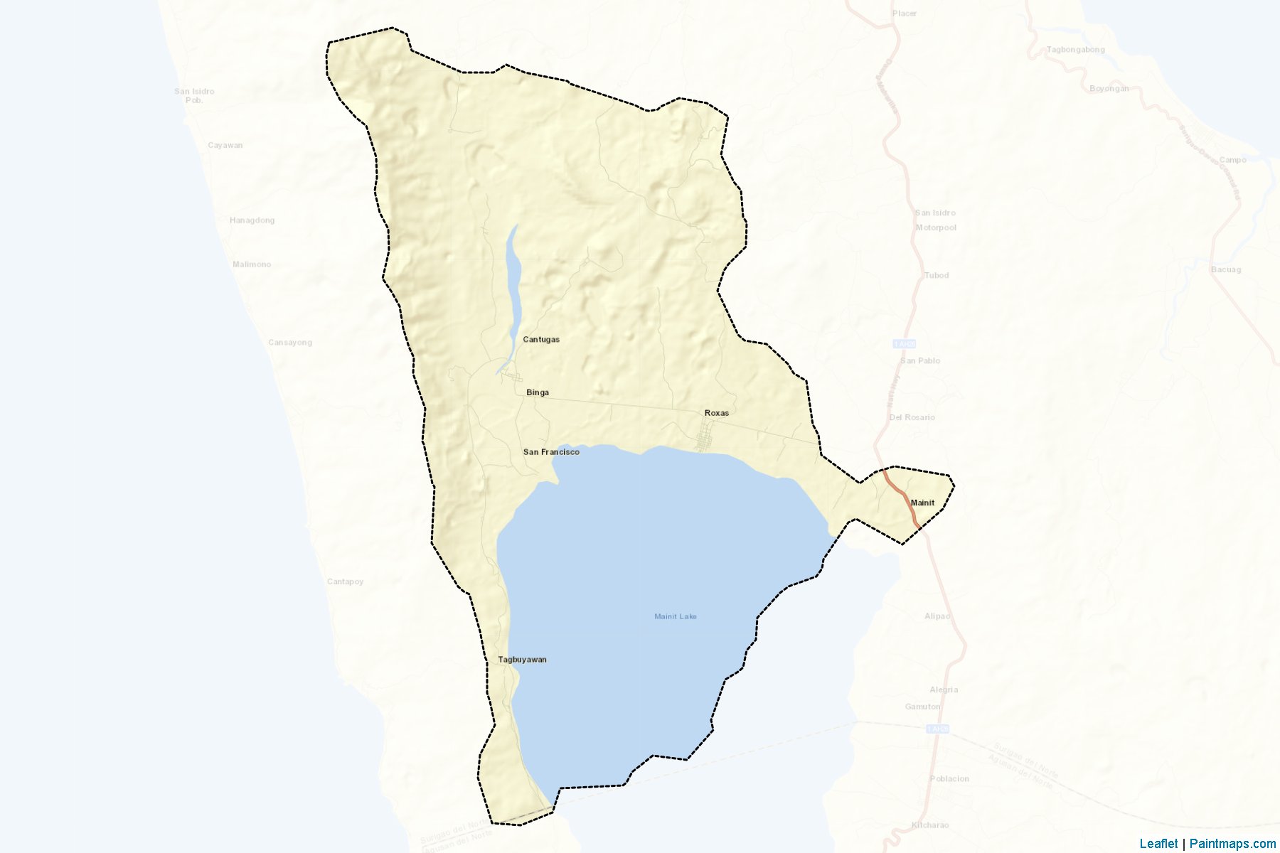 Mainit (Surigao del Norte) Map Cropping Samples-2