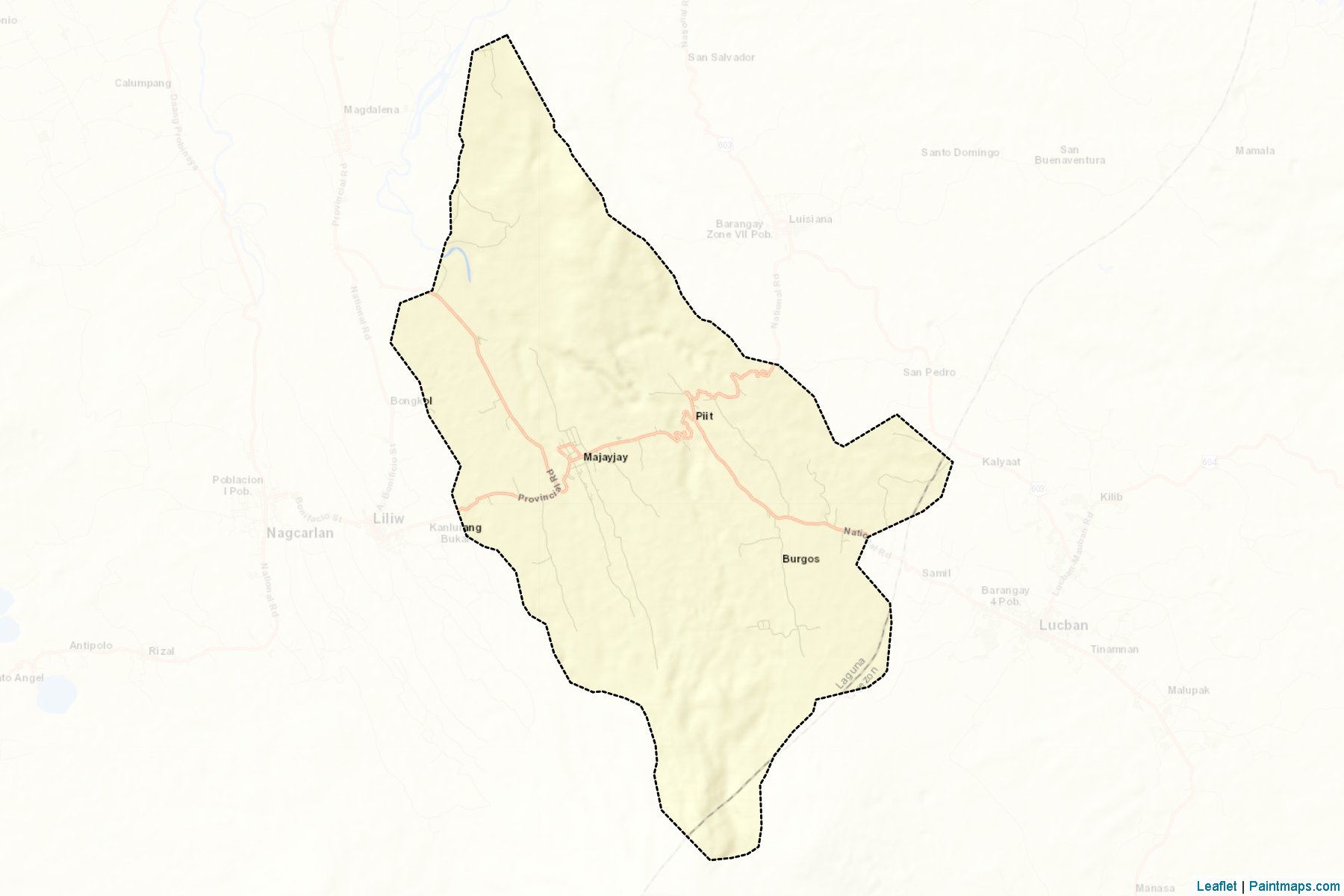 Muestras de recorte de mapas Majayjay (Laguna)-2