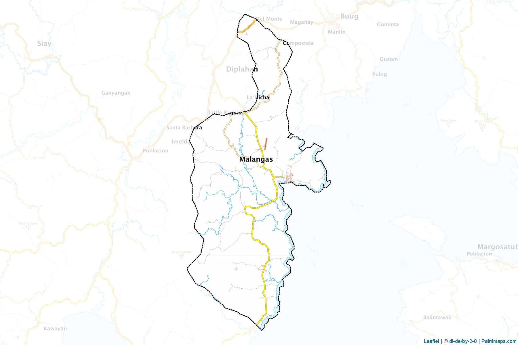 Malangas (Zamboanga Sibugay) Map Cropping Samples-1