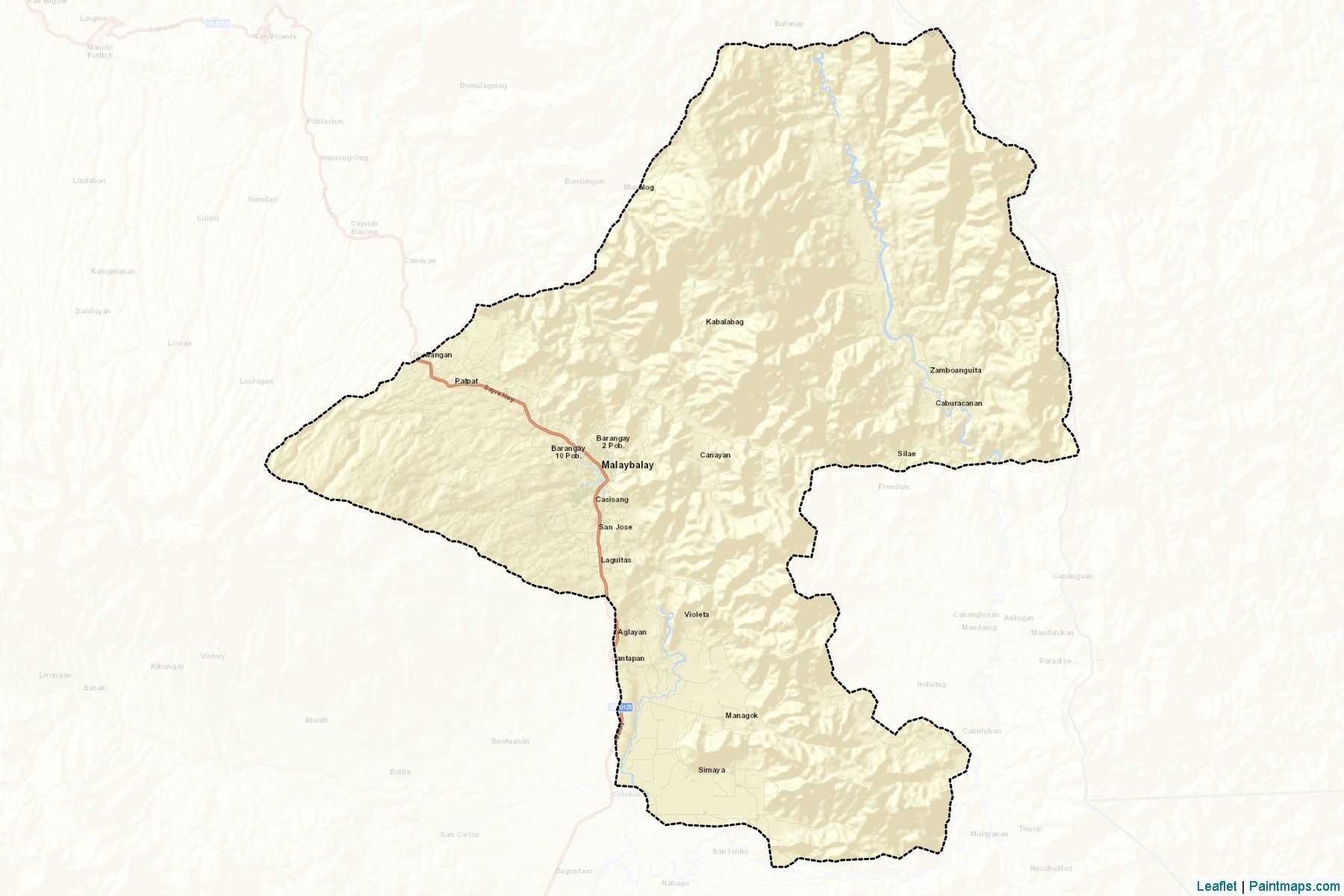 Malaybalay (Bukidnon) Map Cropping Samples-2