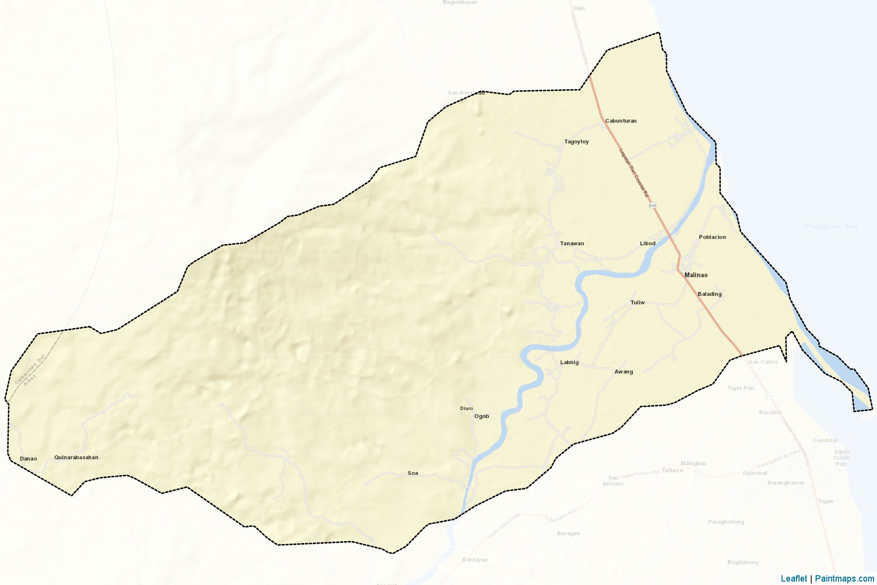 Malinao (Albay) Map Cropping Samples-2