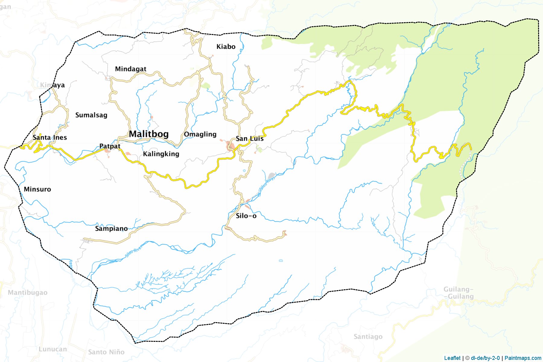 Malitbog (Bukidnon) Map Cropping Samples-1