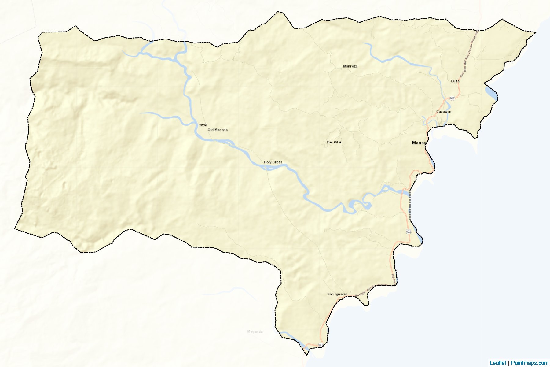 Manay (Davao Oriental) Map Cropping Samples-2