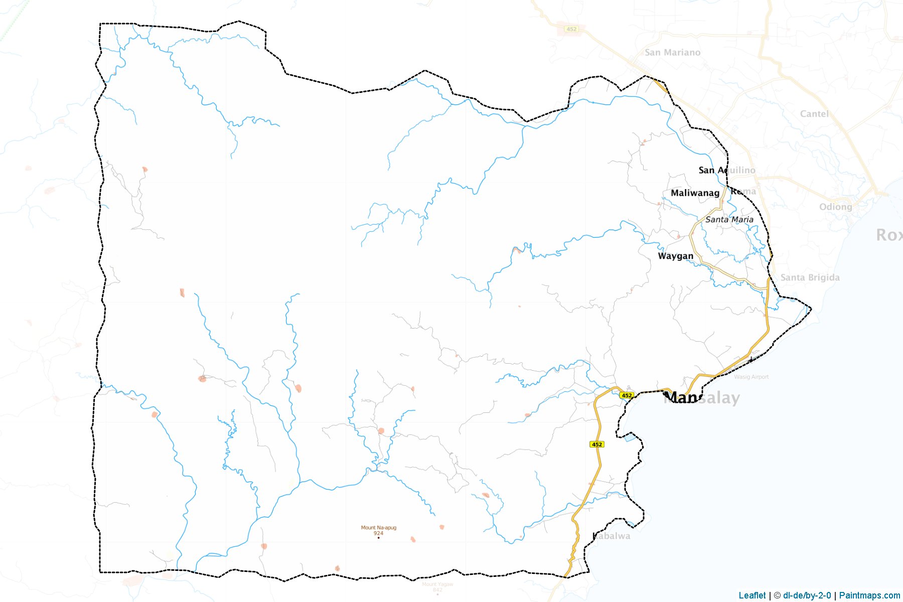 Mansalay (Mindoro Oriental) Map Cropping Samples-1