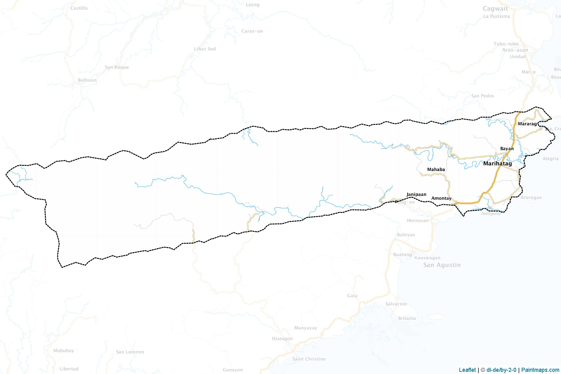 Marihatag (Surigao del Sur) Haritası Örnekleri-1