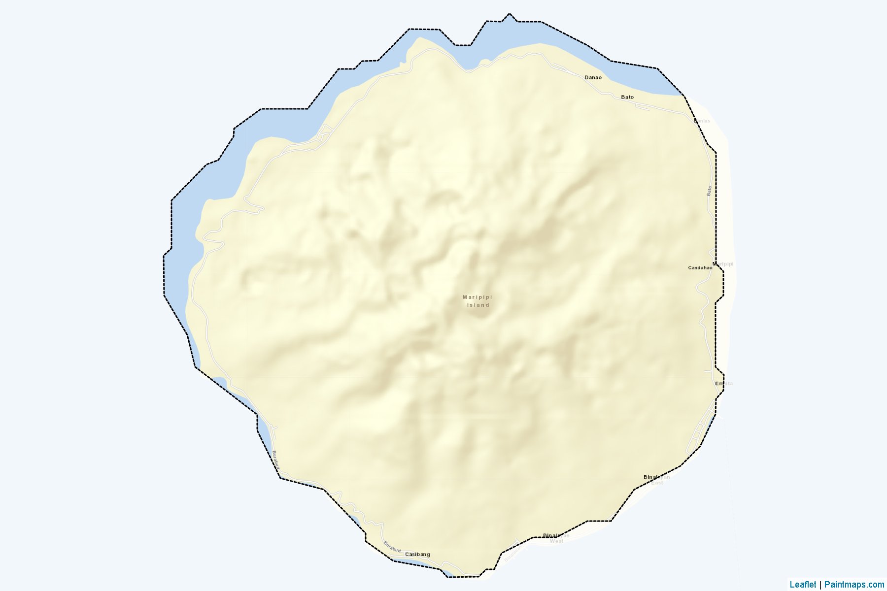 Muestras de recorte de mapas Maripipi (Biliran)-2