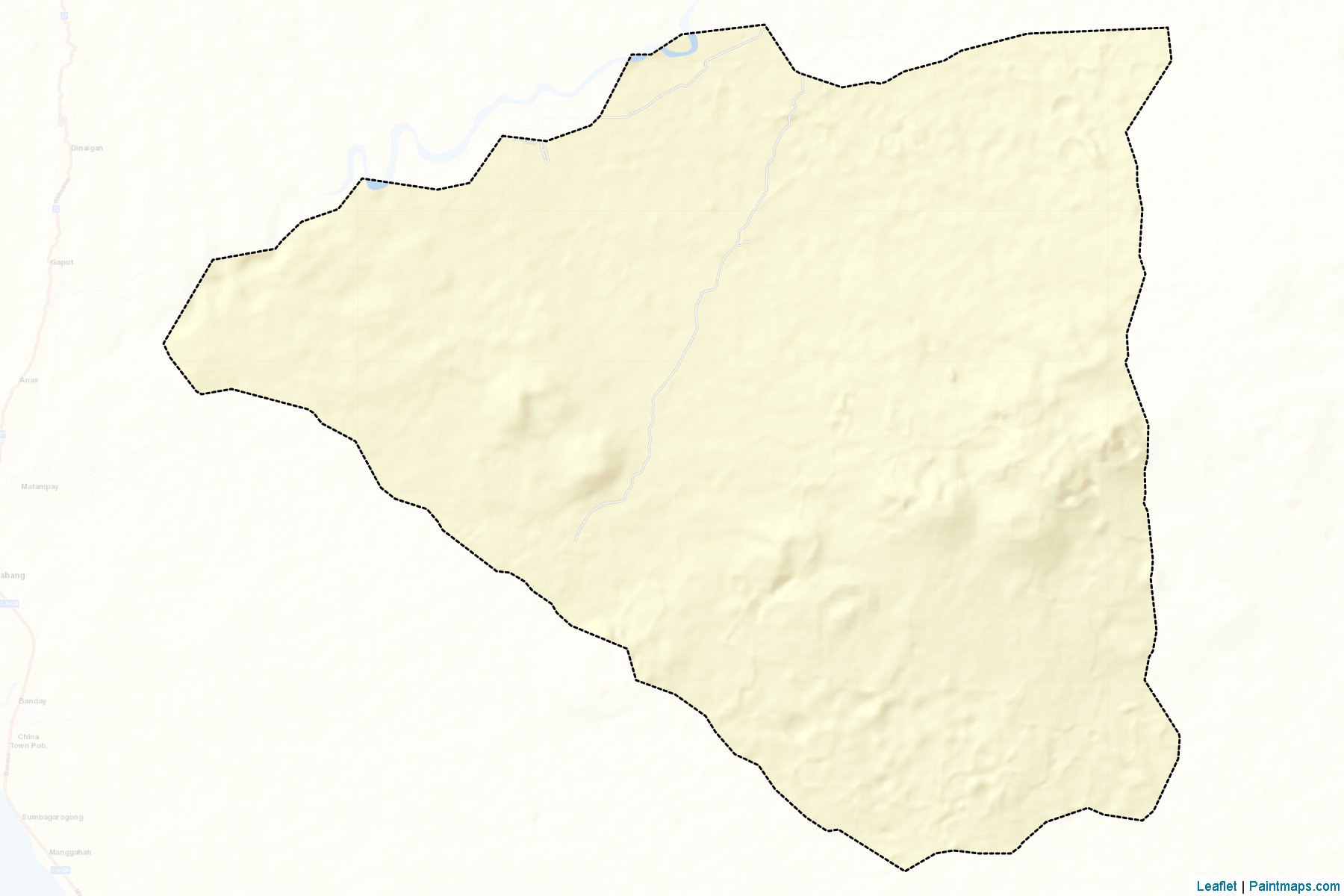 Muestras de recorte de mapas Marogong (Lanao del Sur)-2