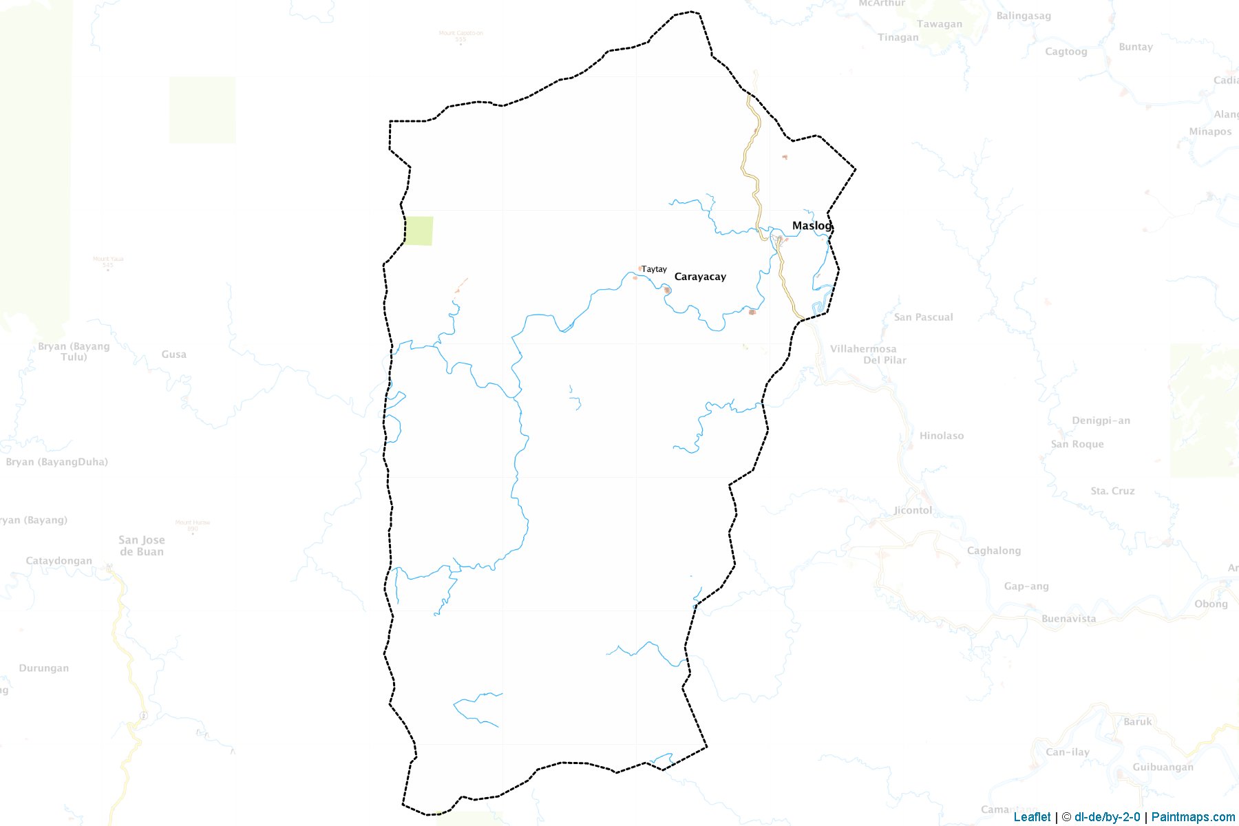 Maslog (Eastern Samar) Map Cropping Samples-1