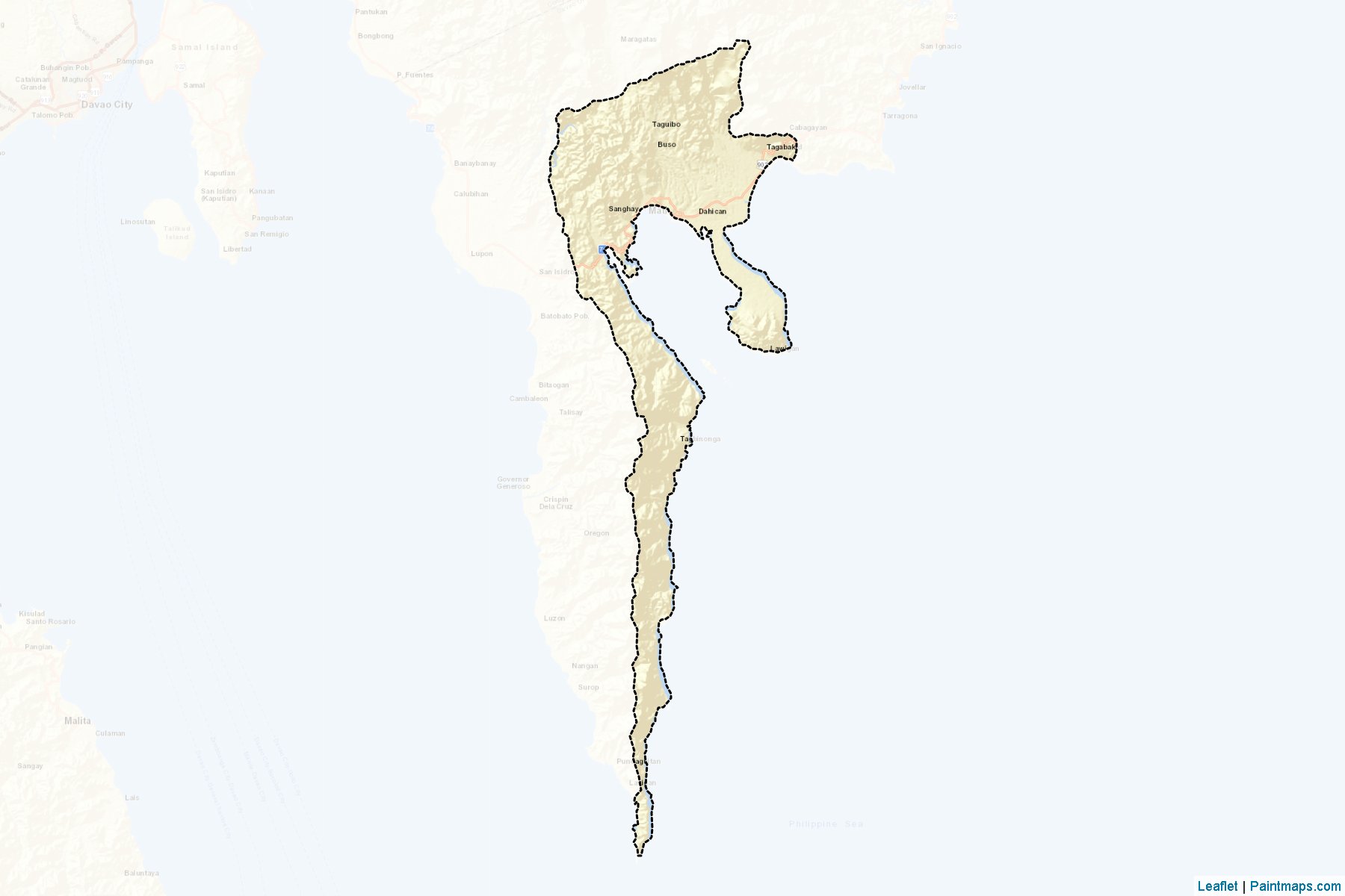 Mati (Davao Oriental) Map Cropping Samples-2