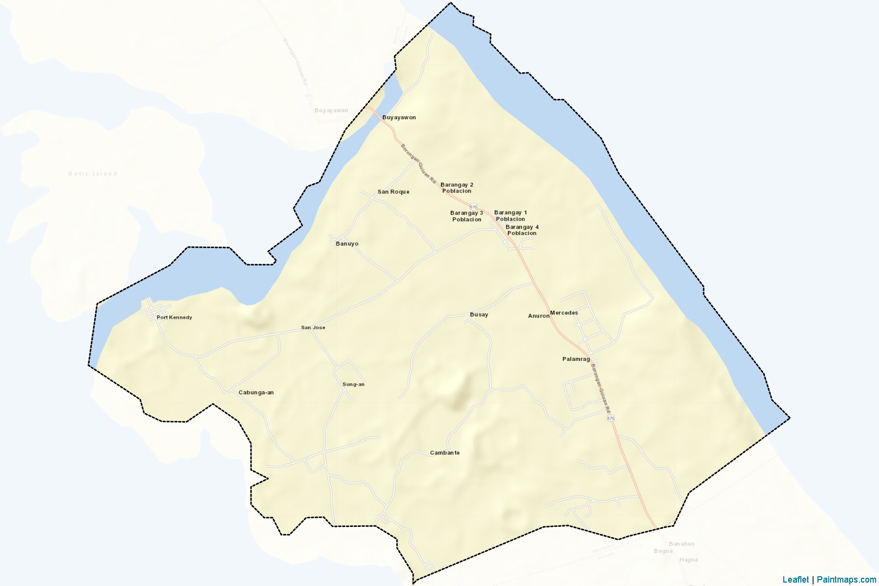 Mercedes (Eastern Samar) Map Cropping Samples-2