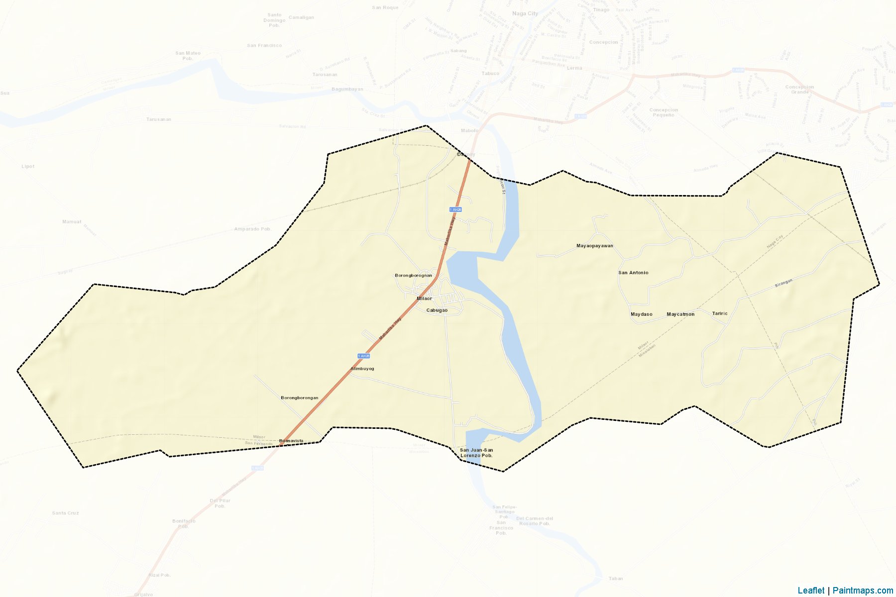 Milaor (Camarines Sur) Map Cropping Samples-2