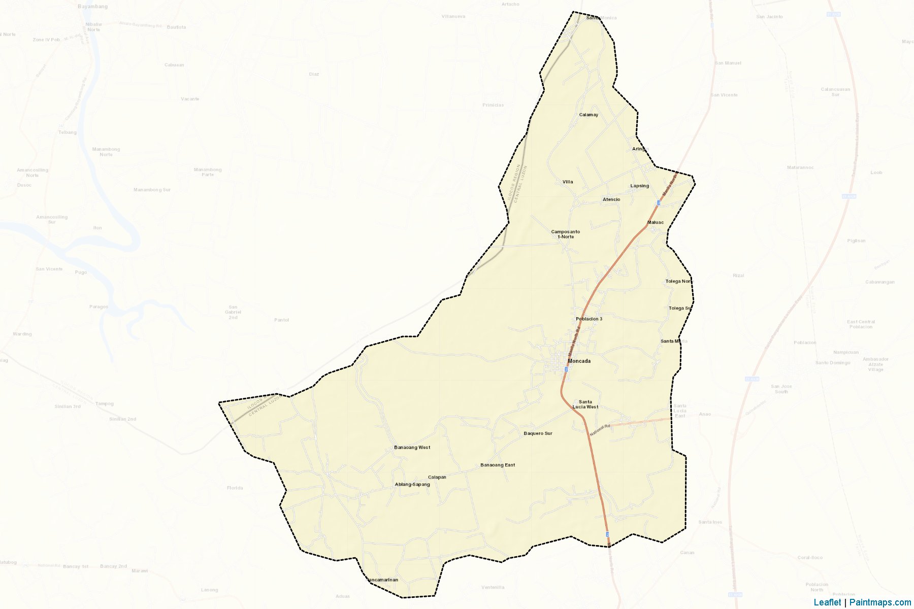 Moncada (Tarlac) Map Cropping Samples-2