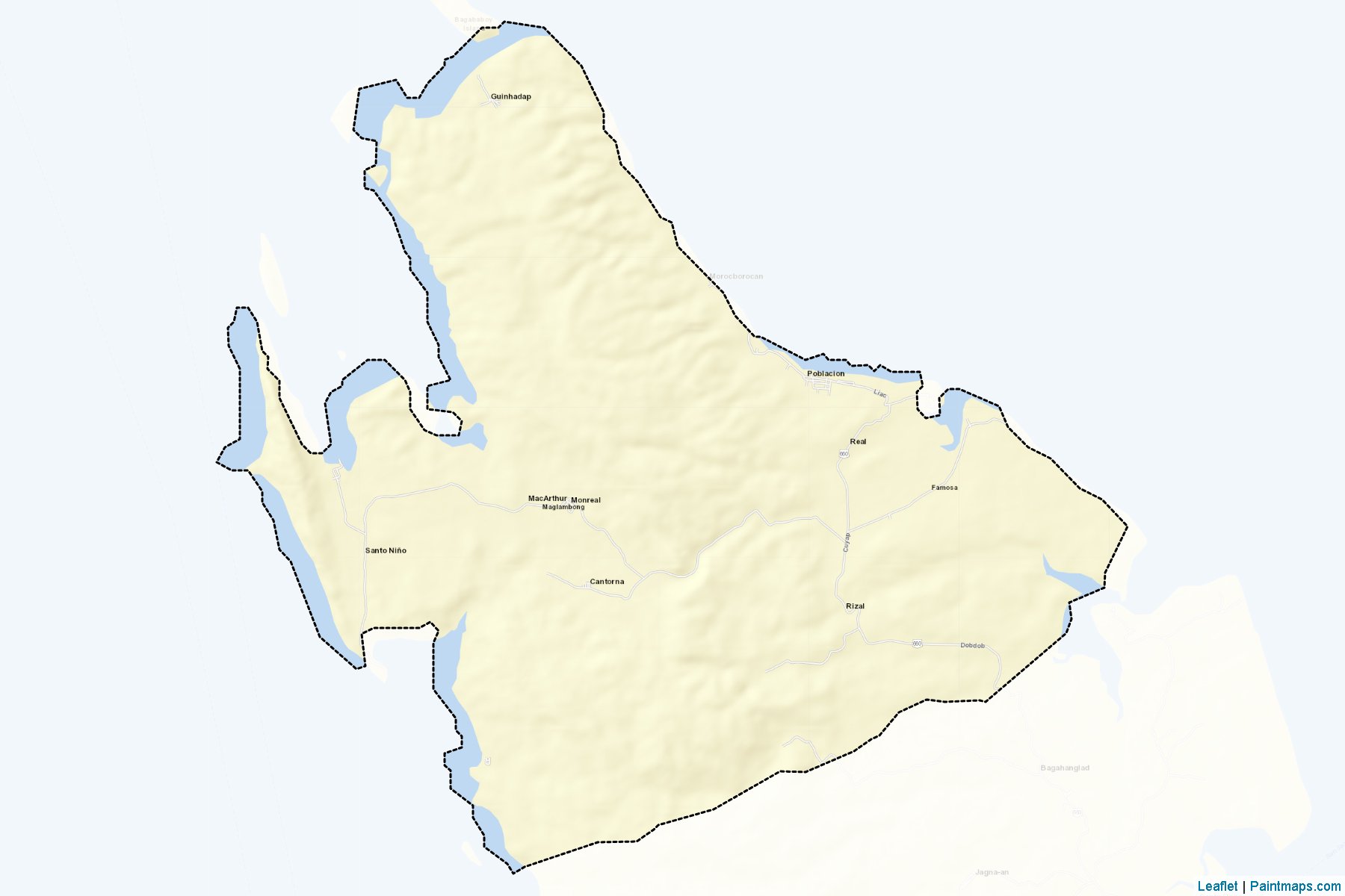 Muestras de recorte de mapas Monreal (Masbate)-2