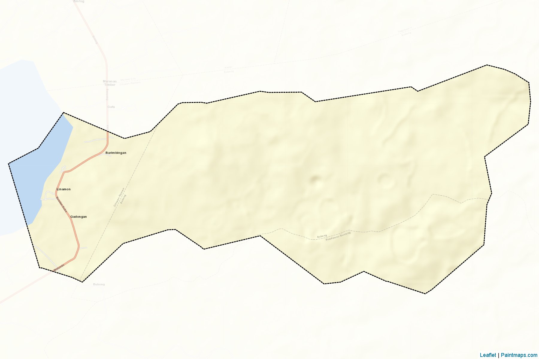 Muestras de recorte de mapas Mulondo (Lanao del Sur)-2