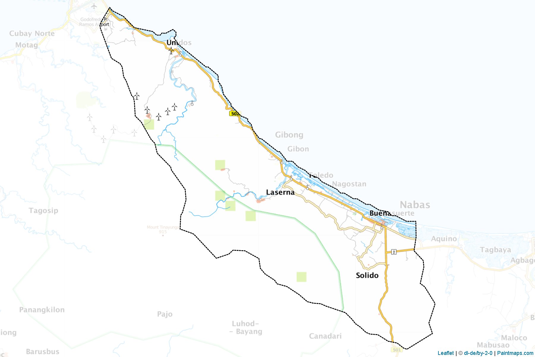 Muestras de recorte de mapas Nabas (Aklan)-1