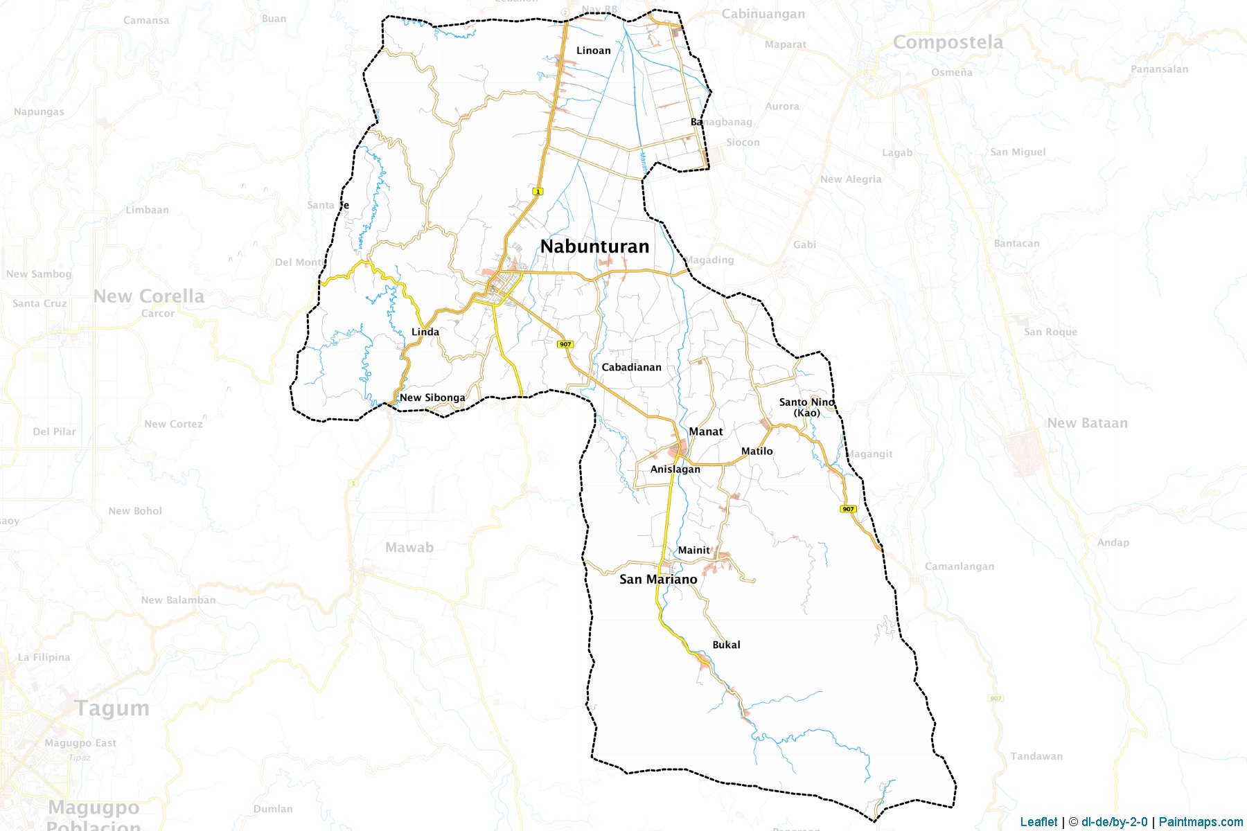 Nabunturan (Compostela Valley) Map Cropping Samples-1