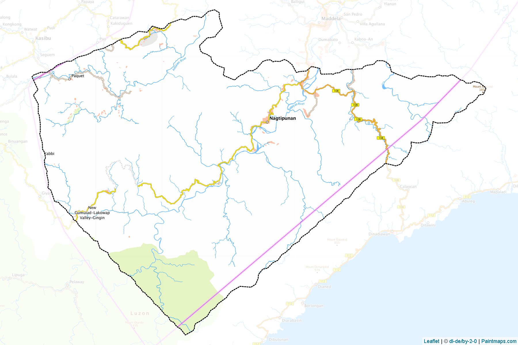 Muestras de recorte de mapas Nagtipunan (Quirino)-1