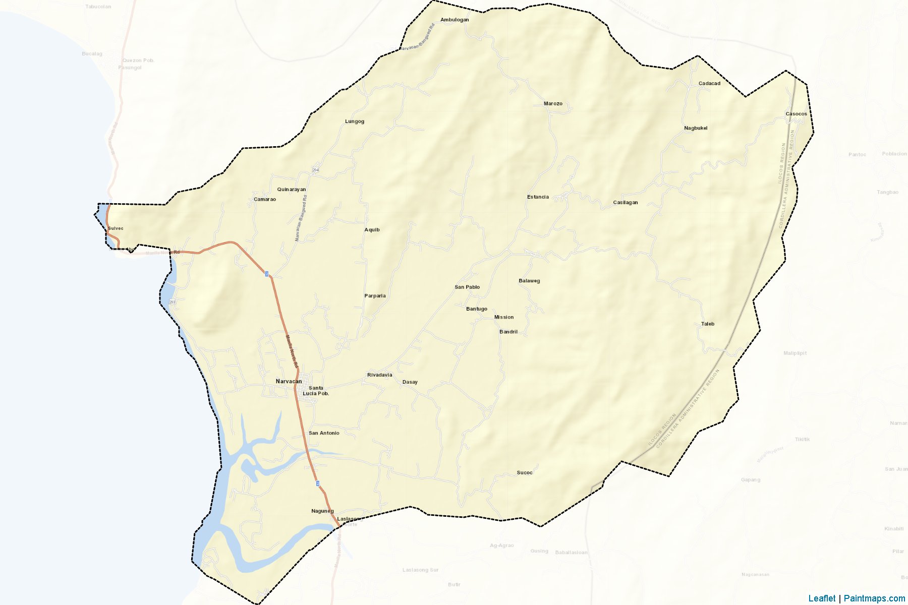 Narvacan (Ilocos Sur) Map Cropping Samples-2